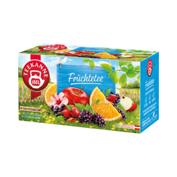 Teekanne Früchtegarten Früchtetee, 20 Teebeutel im Kuvert, 60g